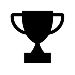 Trophy Vector Icon – Achievement & Award Symbol
