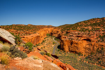 Utah Canyon Road in Grand Staircase-Escalante National Monument