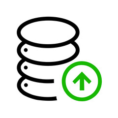 money up icon logo simple design illustration