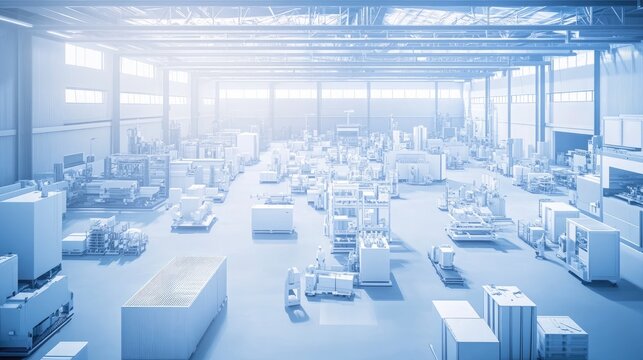 An AI-powered digital twin simulation of an advanced packaging production process