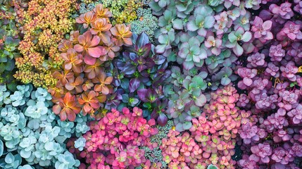 Vibrant Colors and Diverse Textures Blend Harmoniously in Mesmerizing Garden