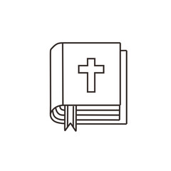 Obraz premium gospel vector icon