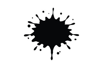 blot isolated on white