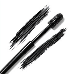 Fototapeta premium black mascara brush