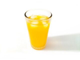 cold soft drink orange flavor