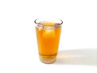 ice tea isolated on white