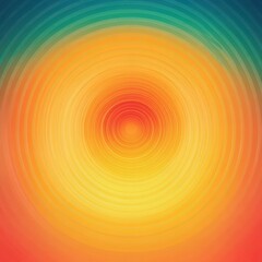 Rainbow gradient background in a circular design with warm, bright hues radiating outward, featuring soft transitions for a modern, visually striking effect