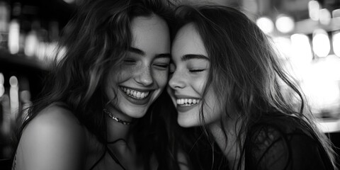 Fototapeta premium Women Hugging Each Other