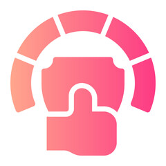 benchmarking gradient icon