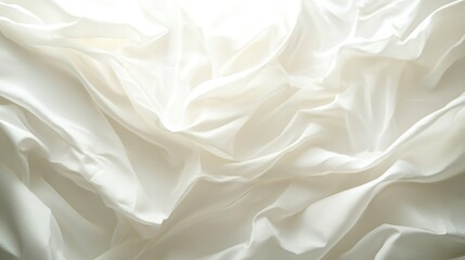 Obraz premium White Fabric Close Up