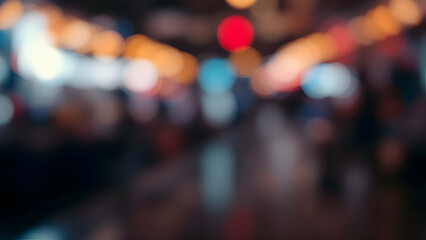 Fototapeta premium Abstract blur city lights background