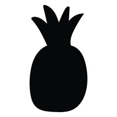 Unique Full Black Pineapple Aesthetic Beauty