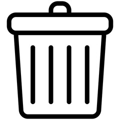 trash icon outline