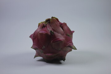 isolated photo of red dragon fruit