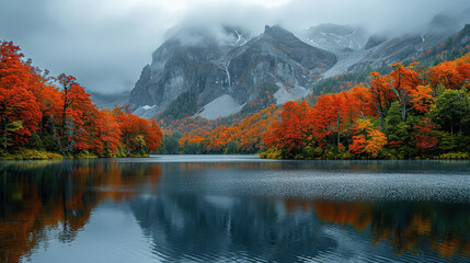 autumn in the mountains
