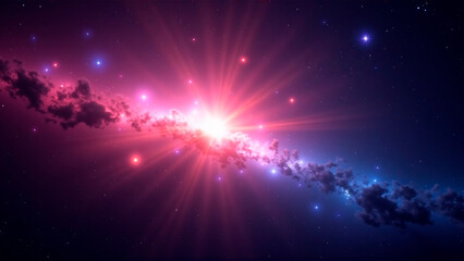 Fototapeta premium blue star burst