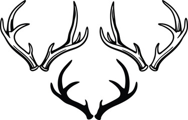  elk sit vector image 
