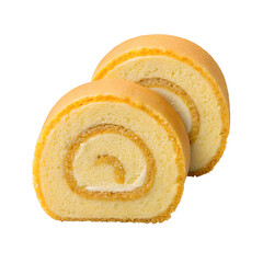 Fototapeta premium sweet bun isolated on white