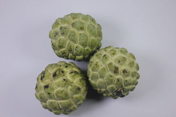 isolated photo of ripe soursop fruit