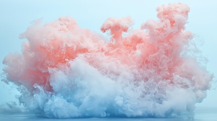 Fototapeta premium Colorful Smoke Clouds for Creative Designs and Inspiration