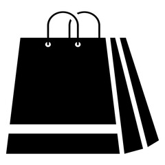 Shopping Bags Icon - Retail, E-commerce, and Store Purchase