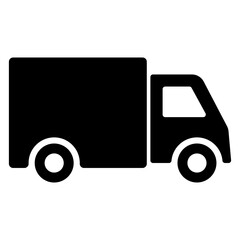 vector delivery truck icon