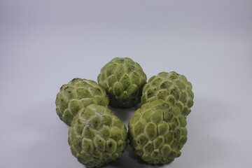isolated photo of ripe soursop fruit