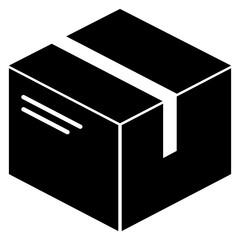 Cardboard Box Packaging Icon