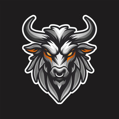Fierce Bull Mascot Illustration
