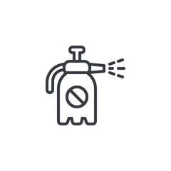 Pesticide Spray line icon