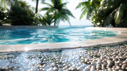 Beautiful costal swimming pool design 