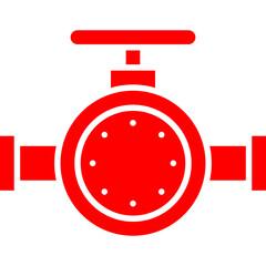 Valve II icon single vector illustration