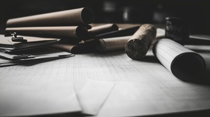 Graph Paper  Engineering Design  Architect Plans  Documents  Office Supplies  Workspace