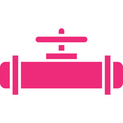 Valve I icon single vector illustration