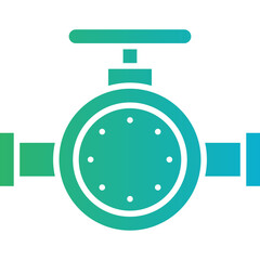 Valve II icon single vector illustration