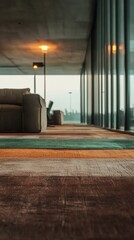 Modern Office Interior Design  Abstract Blurred Background