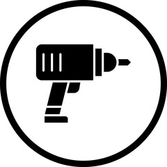Drilling Machine icon single vector illustration