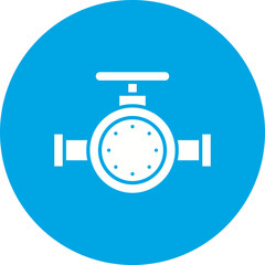 Valve II icon single vector illustration