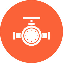 Valve II icon single vector illustration