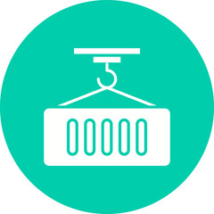 Lifter Crane icon single vector illustration