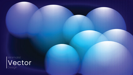 Abstract Vector Background with Geometric Shapes and Dynamic Lines