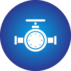 Valve II icon single vector illustration