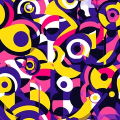 Fototapeta premium Abstract geometric pattern design (1)