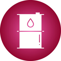 Oil Barrel icon single vector illustration