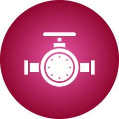 Valve II icon single vector illustration