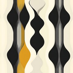 Abstract pattern, organic shapes, vertical lines, design, wallpaper, decorative
