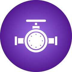 Valve II icon single vector illustration