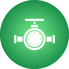 Valve II icon single vector illustration