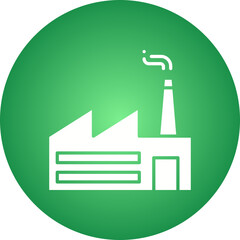 Factory I icon single vector illustration