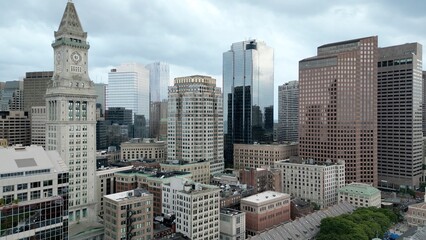 Aerial View of the Boston Skyline